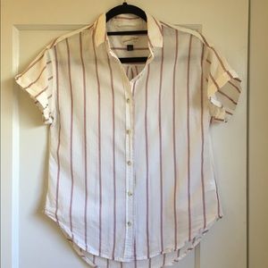 Universal Thread striped camp shirt